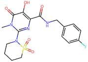 2-(1,1-Dioxido-1,2-Thiazinan-2-Yl)-N-(4-Fluorobenzyl)-5-Hydroxy-1-Methyl-6-Oxo-1,6-Dihydropyrimidi…