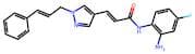 (E)-N-(2-Amino-4-fluorophenyl)-3-(1-cinnamyl-1H-pyrazol-4-yl)acrylamide