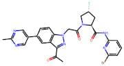 (2S,4R)-1-(2-(3-Acetyl-5-(2-Methylpyrimidin-5-Yl)-1H-Indazol-1-Yl)Acetyl)-N-(6-Bromopyridin-2-Yl)-…