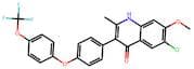 6-Chloro-7-methoxy-2-methyl-3-(4-(4-(trifluoromethoxy)phenoxy)phenyl)quinolin-4(1H)-one