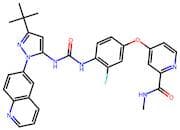 4-(4-(3-(3-(Tert-Butyl)-1-(Quinolin-6-Yl)-1H-Pyrazol-5-Yl)Ureido)-3-Fluorophenoxy)-N-Methylpicolin…