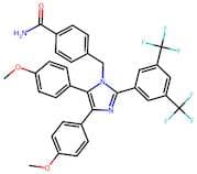 4-((2-(3,5-Bis(Trifluoromethyl)Phenyl)-4,5-Bis(4-Methoxyphenyl)-1H-Imidazol-1-Yl)Methyl)Benzamide