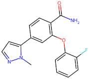 2-(2-Fluorophenoxy)-4-(1-methyl-1H-pyrazol-5-yl)benzamide