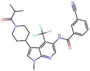3-Cyano-N-(3-(1-Isobutyrylpiperidin-4-Yl)-1-Methyl-4-(Trifluoromethyl)-1H-Pyrrolo[2,3-B]Pyridin-5-…