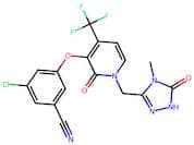 3-Chloro-5-((1-((4-Methyl-5-Oxo-4,5-Dihydro-1H-1,2,4-Triazol-3-Yl)Methyl)-2-Oxo-4-(Trifluoromethyl…