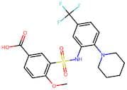 4-Methoxy-3-(N-(2-(Piperidin-1-Yl)-5-(Trifluoromethyl)Phenyl)Sulfamoyl)Benzoic Acid