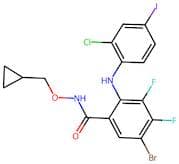 5-Bromo-2-((2-Chloro-4-Iodophenyl)Amino)-N-(Cyclopropylmethoxy)-3,4-Difluorobenzamide