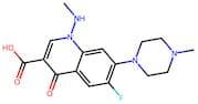 6-Fluoro-1-(Methylamino)-7-(4-Methylpiperazin-1-Yl)-4-Oxo-1,4-Dihydroquinoline-3-Carboxylic Acid