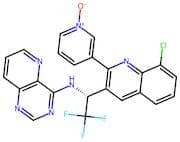 (R)-3-(8-Chloro-3-(2,2,2-Trifluoro-1-(Pyrido[3,2-D]Pyrimidin-4-Ylamino)Ethyl)Quinolin-2-Yl)Pyridin…