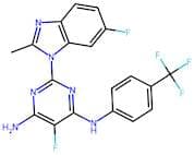 5-Fluoro-2-(6-Fluoro-2-Methyl-1H-Benzo[D]Imidazol-1-Yl)-N4-(4-(Trifluoromethyl)Phenyl)Pyrimidine-4…