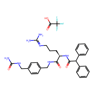 (R)-2-(2,2-Diphenylacetamido)-5-guanidino-N-(4-(ureidomethyl)benzyl)pentanamide 2,2,2-trifluoroace…