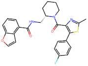 (S)-N-((1-(5-(4-Fluorophenyl)-2-Methylthiazole-4-Carbonyl)Piperidin-2-Yl)Methyl)Benzofuran-4-Carbo…