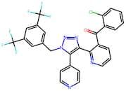 (2-(1-(3,5-Bis(Trifluoromethyl)Benzyl)-5-(Pyridin-4-Yl)-1H-1,2,3-Triazol-4-Yl)Pyridin-3-Yl)(2-Chlo…