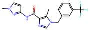 5-Methyl-N-(1-methyl-1H-pyrazol-3-yl)-1-(3-(trifluoromethyl)benzyl)-1H-imidazole-4-carboxamide