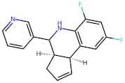 Rel-(3Ar,9Bs)-6,8-Difluoro-4-(Pyridin-3-Yl)-3A,4,5,9B-Tetrahydro-3H-Cyclopenta[C]Quinoline