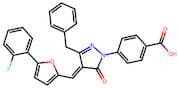 4-(3-Benzyl-4-{[5-(2-Fluorophenyl)Furan-2-Yl]Methylidene}-5-Oxo-4,5-Dihydro-1H-Pyrazol-1-Yl)Benzoi…