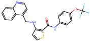 3-((Quinolin-4-Ylmethyl)Amino)-N-(4-(Trifluoromethoxy)Phenyl)Thiophene-2-Carboxamide