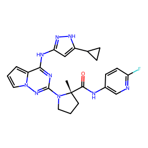 (S)-1-(4-((5-Cyclopropyl-1H-Pyrazol-3-Yl)Amino)Pyrrolo[2,1-F][1,2,4]Triazin-2-Yl)-N-(6-Fluoropyrid…