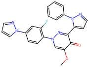1-(2-Fluoro-4-(1H-Pyrazol-1-Yl)Phenyl)-5-Methoxy-3-(1-Phenyl-1H-Pyrazol-5-Yl)Pyridazin-4(1H)-One