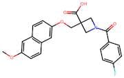 1-(4-Fluorobenzoyl)-3-(((6-Methoxynaphthalen-2-Yl)Oxy)Methyl)Azetidine-3-Carboxylic Acid