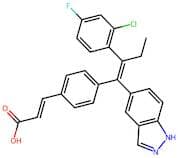 (E)-3-(4-((E)-2-(2-Chloro-4-Fluorophenyl)-1-(1H-Indazol-5-Yl)But-1-En-1-Yl)Phenyl)Acrylic Acid