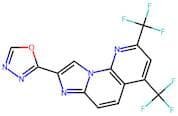 2-[2,4-Bis(Trifluoromethyl)Imidazo[1,2-A]1,8-Naphthyridin-8-Yl]-1,3,4-Oxadiazole