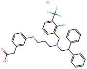 2-[3-[3-[[2-Chloro-3-(Trifluoromethyl) Benzyl](2,2-Diphenylethyl)Amino]Propoxy]Phenyl] Acetic Acid…