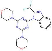 4,4'-(6-(2-(Difluoromethyl)-1H-Benzo[D]Imidazol-1-Yl)-1,3,5-Triazine-2,4-Diyl)Dimorpholine
