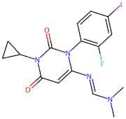 N'-[1-Cyclopropyl-3-(2-Fluoro-4-Iodophenyl)-2,6-Dioxo-1,2,3,6-Tetrahydropyrimidin-4-Yl]-N,N-Dimeth…