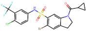 5-Bromo-N-(4-Chloro-3-(Trifluoromethyl)Phenyl)-1-(Cyclopropanecarbonyl)Indoline-6-Sulfonamide