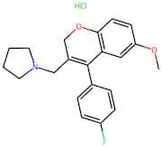 1-((4-(4-Fluorophenyl)-6-Methoxy-2H-Chromen-3-Yl)Methyl)Pyrrolidine Hydrochloride