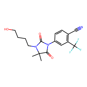 4-(3-(4-Hydroxybutyl)-4,4-Dimethyl-2,5-Dioxoimidazolidin-1-Yl)-2-(Trifluoromethyl)Benzonitrile