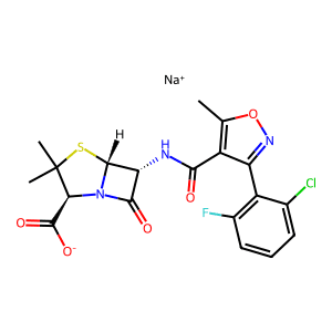 (2S,5R,6R)-6-(3-(2-Chloro-6-Fluorophenyl)-5-Methylisoxazole-4-Carboxamido)-3,3-Dimethyl-7-Oxo-4-Th…