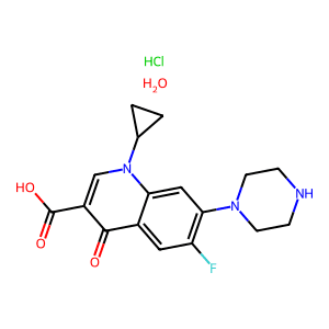 Ciprofloxacin hydrochloride monohydrate
