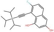7-Fluoro-8-((Triisopropylsilyl)Ethynyl)Naphthalene-1,3-Diol