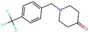 1-([4-(Trifluoromethyl)phenyl]methyl)piperidin-4-one