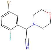 2-(5-Bromo-2-fluorophenyl)-2-(morpholin-4-yl)acetonitrile
