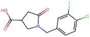 1-(4-Chloro-3-fluorobenzyl)-5-oxopyrrolidine-3-carboxylic acid
