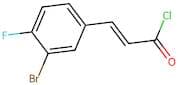 3-(3-Bromo-4-fluorophenyl)acryloyl chloride