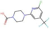 4-[6-Chloro-4-(trifluoromethyl)pyridin-2-yl]piperazine-1-carboxylic acid