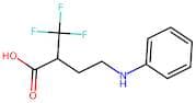 4-Anilino-2-(trifluoromethyl)butanoic acid