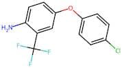 4-(4-Chlorophenoxy)-2-(trifluoromethyl)benzenamine