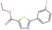 Ethyl 2-(3-fluorophenyl)thiazole-5-carboxylate