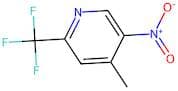 2-(Trifluoromethyl)-4-methyl-5-nitropyridine