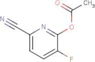 6-Cyano-3-fluoropyridin-2-yl acetate