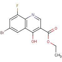Ethyl 6-bromo-8-fluoro-4-hydroxyquinoline-3-carboxylate
