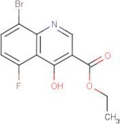 Ethyl 8-bromo-5-fluoro-4-hydroxyquinoline-3-carboxylate