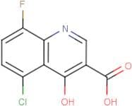 5-Chloro-8-fluoro-4-hydroxyquinoline-3-carboxylic acid