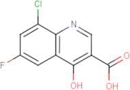 8-Chloro-6-fluoro-4-hydroxyquinoline-3-carboxylic acid