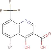 5-Bromo-4-hydroxy-8-(trifluoromethyl)quinoline-3-carboxylic acid